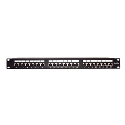 LinkedPRO LPPP530 19-inch Patch Panel STP Cat5e, 24-Port, 1U