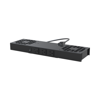 LinkedPRO LPVENT02V2 Kit with 2 Fans 110 Vac and 3 Receptacles (4.72 x 4.72 in), for GAC, GFP, GAPV4 Enclosures