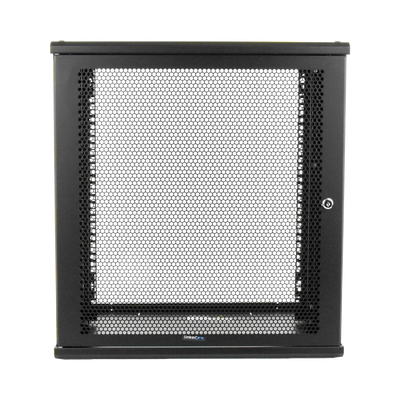 LinkedPRO LW060512UB Linkedpro Wall Mount Enclosure, 19in, Perforated Door, 12 RU, 13.15 in (334 mm) Work Depth, Black. Shipped ASSEMBLED