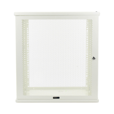 LinkedPRO LW060512UW Linkedpro Wall Mount Enclosure, 19in, Perforated Door, 12 RU, 13.15 in (334 mm) Work Depth, White. Shipped fully ASSEMBLED.