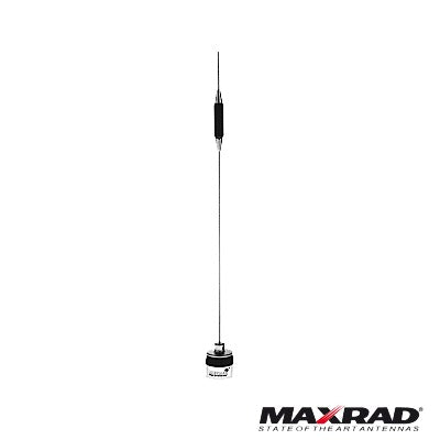 Pctel MUF4065 UHF Mobile Antenna, Adjustable Field, 406-430 MHz, 5 dBi, 200 W, 31.8 in Max Length