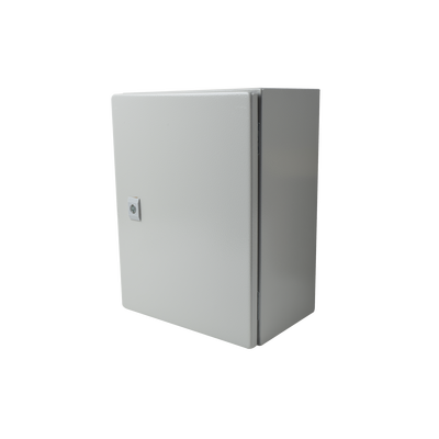 Precision PST304020A Single Door Wall Mount Enclosure (11.81 x 15.75 x 7.87 in) with Metal Indoor Backplate