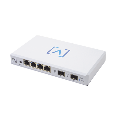 Alta Labs ROUTE10 10Gbps Router | (4) RJ45 ports 10 | 100 | 1000 | 2500 Mbps (2 PoE+ Ports 802.3at) | (2) 10 Gbps SFP+ Ports