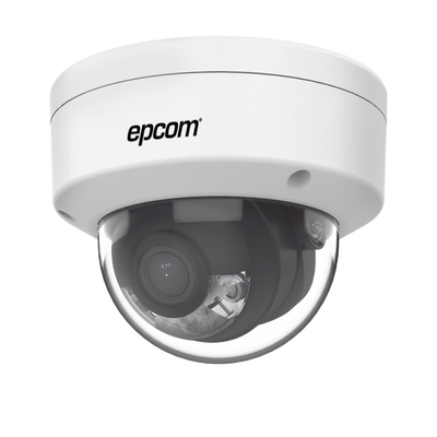 Epcom XD12CSL/A 2MP IP Dome | 2.8 mm Lens | Color Plus/ SENSEPLUS LITE | H.265+ | IP67 | IK10 | 30 m IR EXIR | Built in Mic