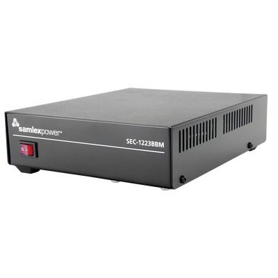Samlex SEC1223BBM Desktop Switching Power Supply, Commuted Power Supply SAMLEX 13.8 Vdc , Maximum Current 23 A. Circuit for Backup Battery Included