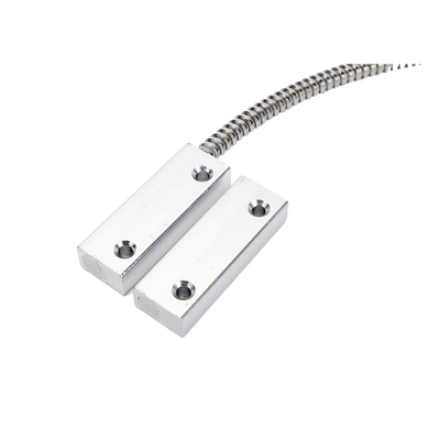 Sfire SF2071AR Contacto Magnético para Puertas y Ventanas Uso Rudo | NC | GAP 42 mm | Cable de 45 cm Calibre 22 | 12 Vcc @ 0.5 A