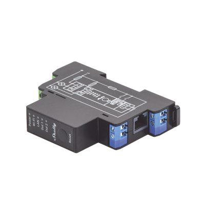 Shelly SHELLYPRO2PM Wireless Switch Relay for Home Automation, App Works with iOS and Android, Max Charge 16A | FCC & UL