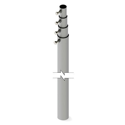 Syscom Towers SLM12 40 ft Telescopic Mast (Requires Installation Accessories)