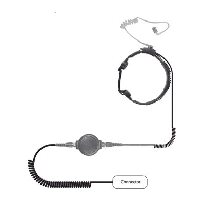 Pryme SPM1533 Throat microphone Heavy Duty w | MOTOROLA HT-750/ 1250/ 1550/ PRO-5150/ 5550/ 7150/ 9150/ MTX-850LS/ PTX-700/ 760/ 780.
