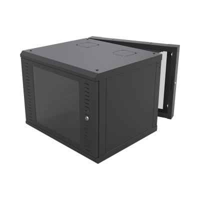 LinkedPRO SR1912GAPV4 19" 12U Swing-out Wall Mounted Cabinet, Tempered Glass Window