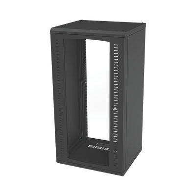 LinkedPRO SR1924GFP Wall-Mount Cabinet, Tempered Glass Door, Fixed Body with 24U 19" Rack