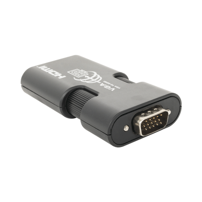 Epcom Titanium TT350MINI MINI Adapter - VGA to HDMI | Resolution 1920x1080 @ 60Hz | 3.5mm Audio Jack | Supports Micro USB Power