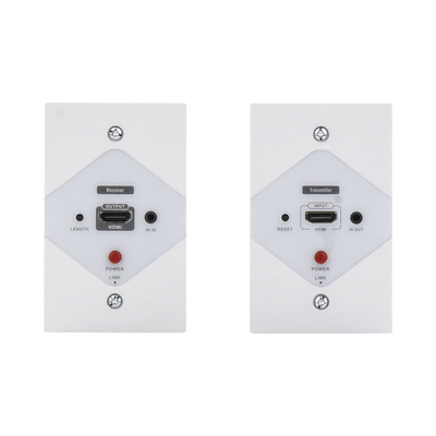 Epcom Titanium TT372W HDMI Extender Kit on WALL PLATES for distances of 40 meters | Resolution 1080P @ 60 Hz | Cat 6/6A/ 7 | HDR | Zero Latency