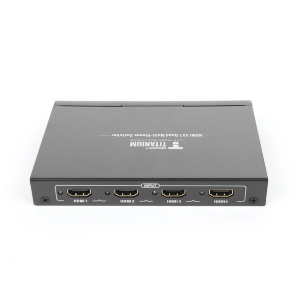 Epcom Titanium TT401MS 4X1 HDMI VIDEO MATRIX (Splitter) | 4 Inputs to 1 HDMI Output | 1080p @ 60Hz | Different Display Modes | Full Screen, Dual