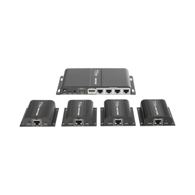 Epcom Titanium TT714PRO HDMI Splitter and Extender Kit (Extender Splitter) | Splits 1 HDMI Source to 4 Screens | Extends the HDMI signal up to 40