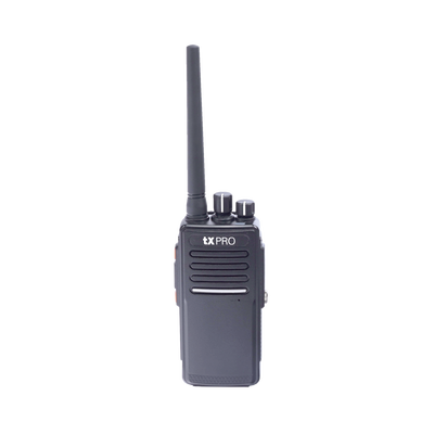 Txpro TX680AV Portable Radio VHF 136-174 MHz, Digital DMR & Analog, 5 W, Includes antenna, battery, charger & clip, 16 preconfigured channels, FCC