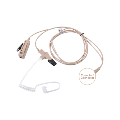 OTTO V110354 Two Wire Palm Microphone Kit. Quick Disconnect Acoustic Tube for KENWOOD NX-200/300/410/5000, TK-480/2180/3180