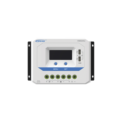 Epever VS6024AU PWM Solar Charge Controller 12 | 24V 60A with USB Output Port
