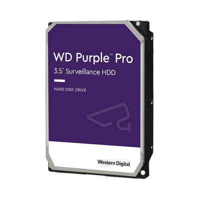 Western Digital (WD) WD122PURP 12TB Purple Pro Hard Drive | 7200 RPM | Optimized for Video Surveillance Solutions with Analytics (Meta Data)