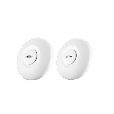 Wi-Tek WICPE515HKIT Wireless Transmitter Kit, up to 4.9 miles ideal for video surveillance, 5 GHz, up to 300Mbps, 16dBi, IP65, Plug and Play, 60°