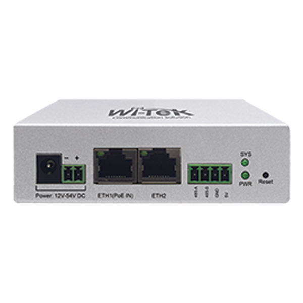 Wi-Tek WIIOT100 Cloud-Based Controller for Solar-Powered PoE Switches with RS-485, PoE | 12-54V Input, and Real-Time Monitoring via Wi-Tek Cloud