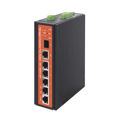 Wi-Tek WIPMS305GFI Rugged Power & Connectivity: Wi-Tek WI-PMS305GF-I Industrial PoE Switch with 24 | 48V Mixed 802.3af | at | bt PoE, SFP Uplink,...