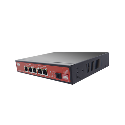 Wi-Tek WIPS306GFUPS15AV2 High‑Power Solar PoE Switch with 90 W, 30 W, and 24 V Passive PoE Ports, 120 W Total PoE Budget, SFP Uplink, Cloud...