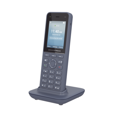 Grandstream WP826 Cordless Wi-Fi IP Phone WP826 | Dual-band Wi-Fi 6 | Advanced Roaming | HD Voice with Opus | 4-way Voice Conferencing |...