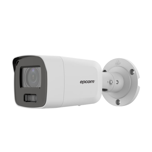 Epcom XB28CSL/A IP Bullet Camera 8 Megapixels | Color Image 24/7 | PoE | 2.8 mm Lens | 40 m White Light | Outdoor IP67 | WDR 130 dB | Facial