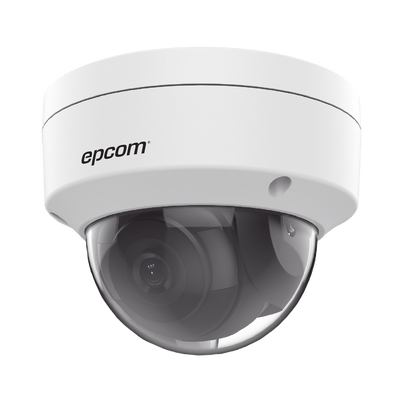 Epcom XD26S IP Dome 6 Megapixel | 2.8 mm Lens | 30 mts IR EXIR | Outdoor IP67 | IK10 | WDR 120 dB/ PoE | Video Analytics (False Alarm Filter)