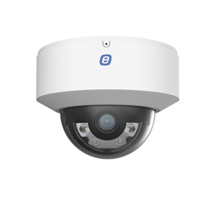 EPCOM e-Series XD83DGEN3 Dome IP 8 MP | 98ft (30m) Smart Dual Light (IR & White Light) | POE | WDR | Micro SD | IP67 | IK10 | 2.8 mm Lens