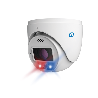 EPCOM e-Series XE42TGEN3 [ eSmartData ] Turret IP 4 MP | POE | 24/7 Color Image | 131ft (40m) Smart Dual Light (White Light + IR) | Micro SD