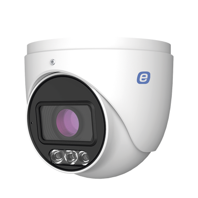 EPCOM e-Series XE83CPGEN3 [ eColorVivid PRO ] Turret IP 8 MP | POE | 65ft (20m) White Light | 24/7 full color imaging | Advanced videoanalytics
