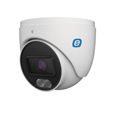 EPCOM e-Series XE83DGEN3 Turret IP 8 MP | POE | 98ft (30m) Smart Dual Light (IR & White Light) | WDR | Micro SD | Built-In Microphone | IP67 | 2.8