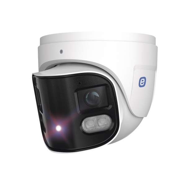 EPCOM e-Series XE87TGEN3 [ eSmartData ] [METADATA] Panoramic Turret IP 8 MP | POE | Smart Dual Light | 65ft (20m) White Light & 98ft (30m) IR