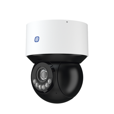 EPCOM e-Series XPTIE44GEN3 PTZ Dome IP 4 MP | 4X Optical Zoom | POE | 164ft(50m) IR | WDR | Micro SD | Built-in Microphone | Built-in Speaker