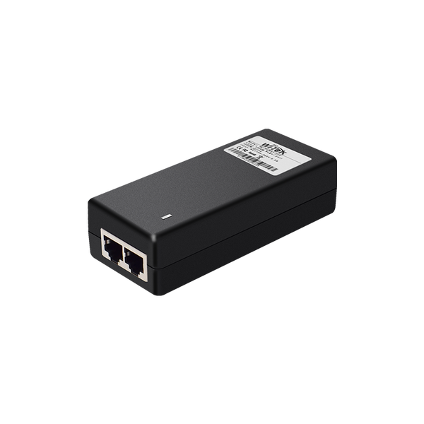 Wi-Tek WIPOE5148VV2 Gigabit PoE+ Injector, 802.3af | at, 48V, Universal 100-240V AC Input, Plug-and-Play