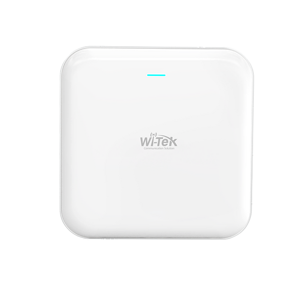 Wi-Tek WIAP219AXLITEV2 Dual-Band Wi-Fi 6 AX3000 Access Point with 2x Gigabit Ports, MU-MIMO, Fast Roaming, and Cloud Management