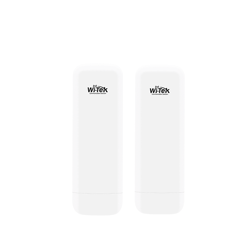 Wi-Tek WICPE800KITV3 Wireless Transmitter with 3.1 miles (5km) Range, Dual Gigabit Ports, PoE Input Support, and Wi-Tek Cloud Management