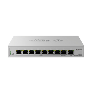 Wi-Tek WIAC108PV2 Multi-WAN 2.5G PoE Router with 2 - 2.5G Ports, 8 - PoE Gigabit LAN Ports, VPN Support, SD-LAN, and Centralized Cloud Management