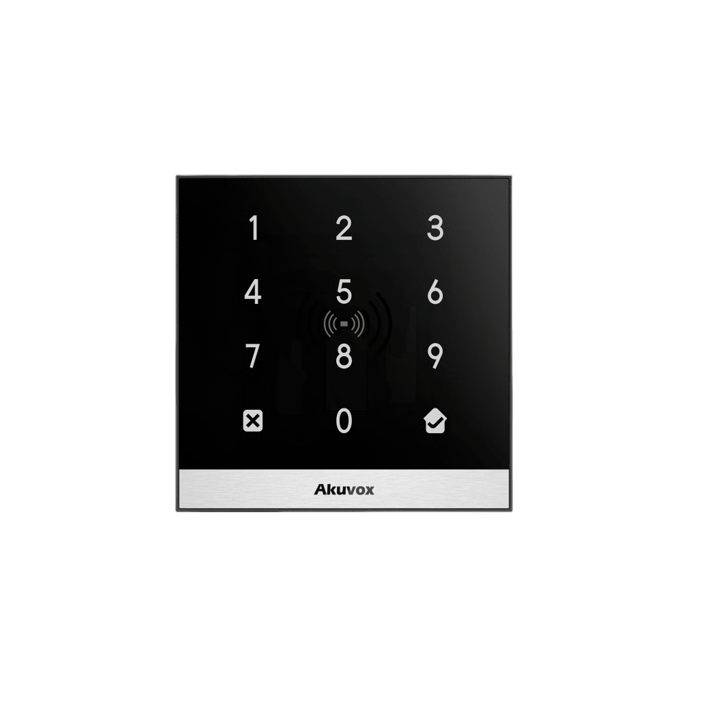 Akuvox A02 Smart, Compact and Elegant Access Control Terminal for 1 Door | 125 kHz Prox Reader | MIFARE 13.56 MHz | Keypad | 20,000 Users | Web...