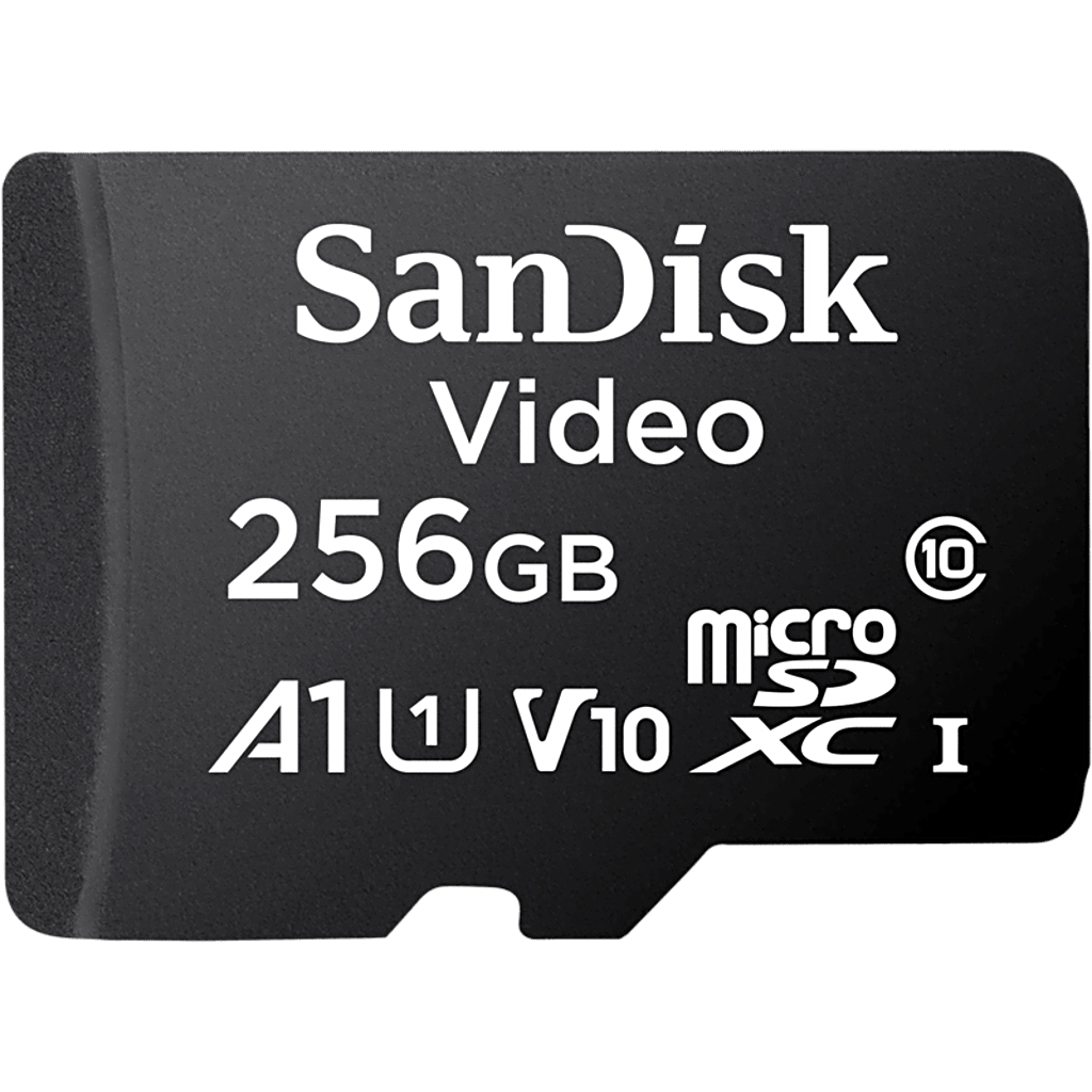 Sandisk SDSDQAS5256GBP SanDisk 256GB microSD Memory Card | Heavy Duty | Video Surveillance | Class 10
