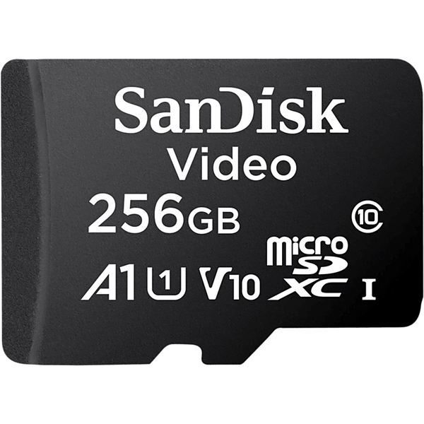 Sandisk SDSDQAS5256GBP SanDisk 256GB microSD Memory Card | Heavy Duty | Video Surveillance | Class 10