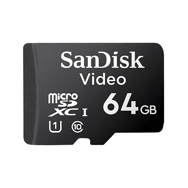 Sandisk SDSDQAS4064GBP SanDisk 64GB microSD Memory Card | Heavy Duty | Video Surveillance | Class 10